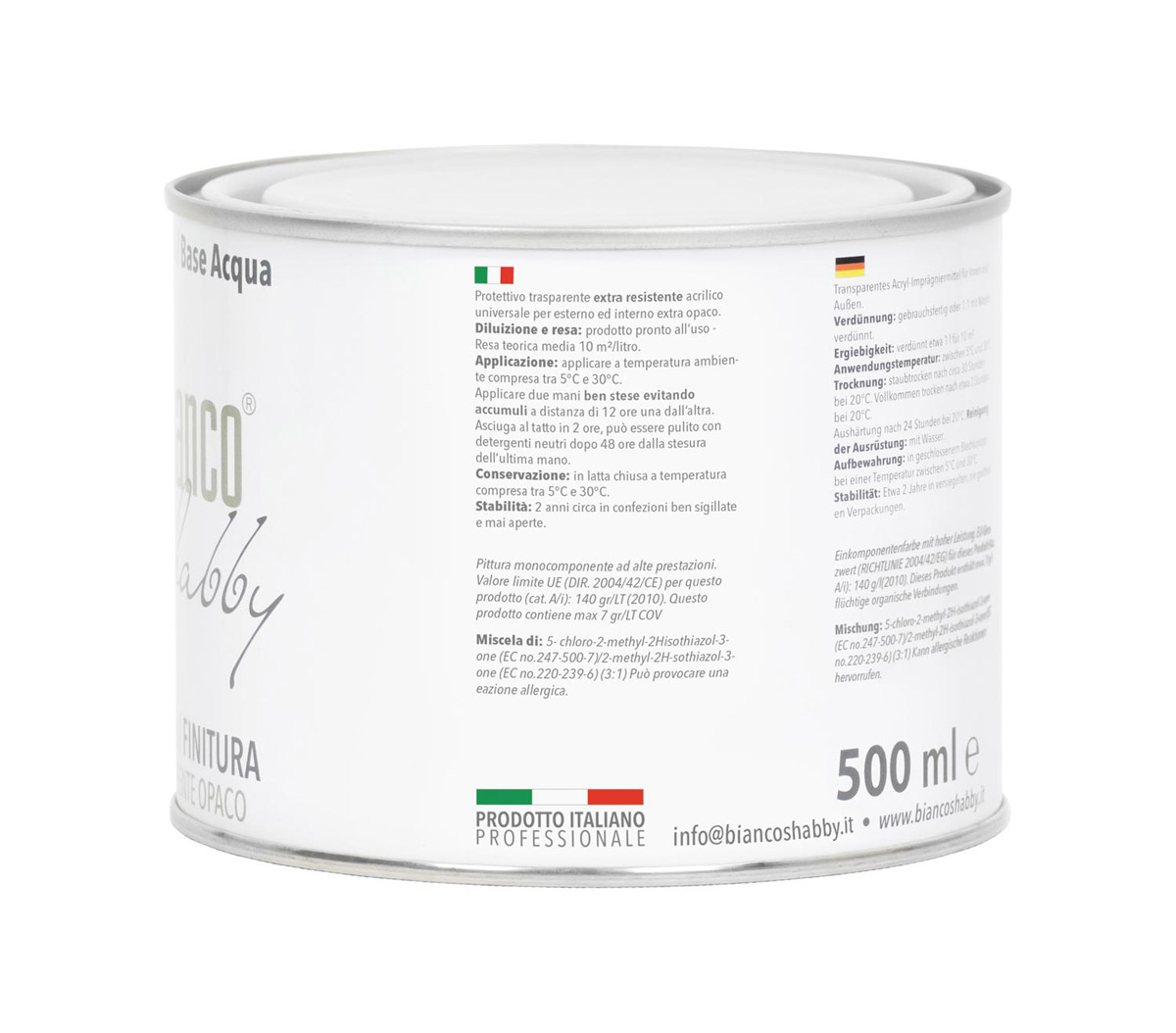 Fondo/finitura Shabby extra resistente opaca Fondo/finitura Shabby extra resistente opaca