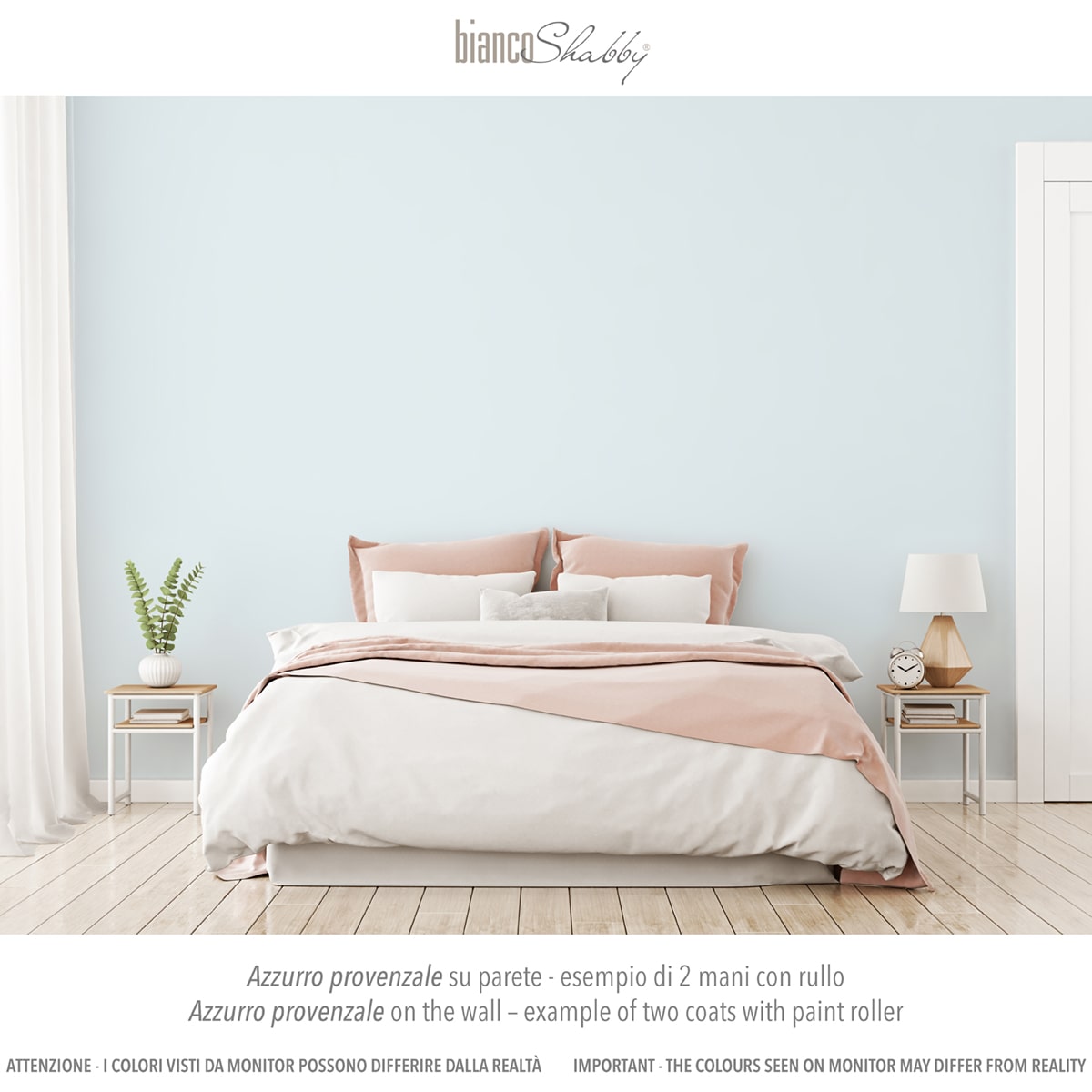 Parete Muro con chalk paint Azzurro Provenzale Parete Muro con chalk paint Azzurro Provenzale