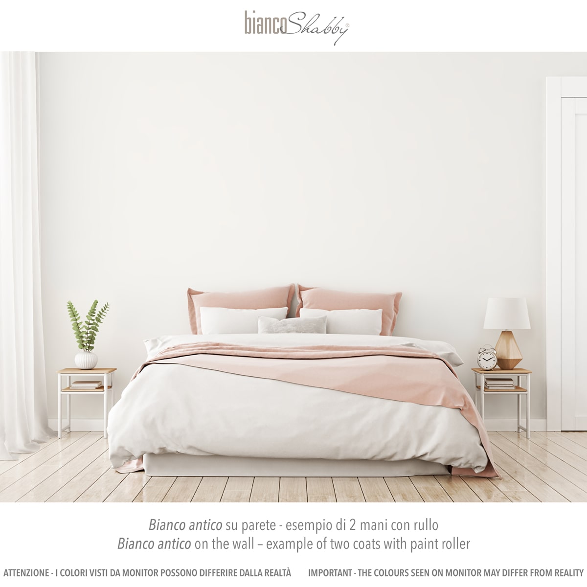 Parete Muro con chalk paint Bianco Antico Parete Muro con chalk paint Bianco Antico