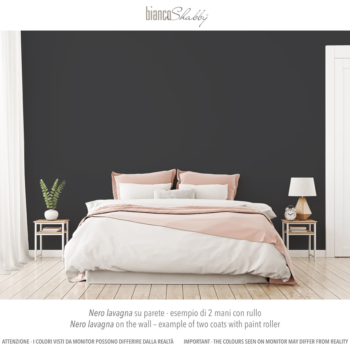 Parete Muro con chalk paint Nero Lavagna Parete Muro con chalk paint Nero Lavagna