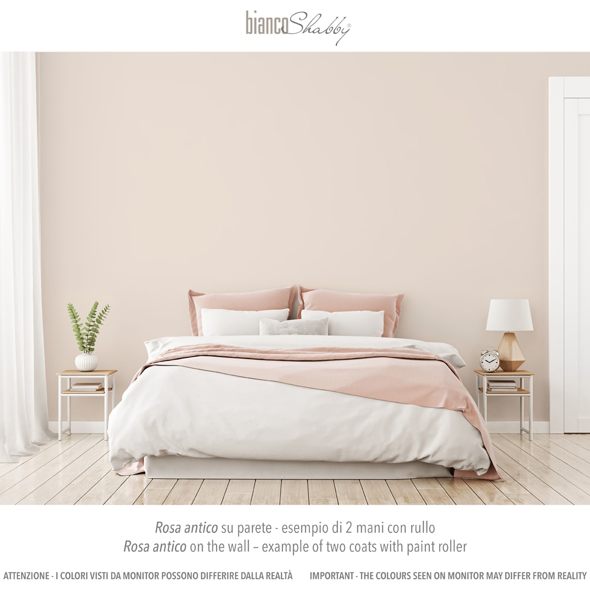 Parete Muro con chalk paint Rosa Antico Parete Muro con chalk paint Rosa Antico