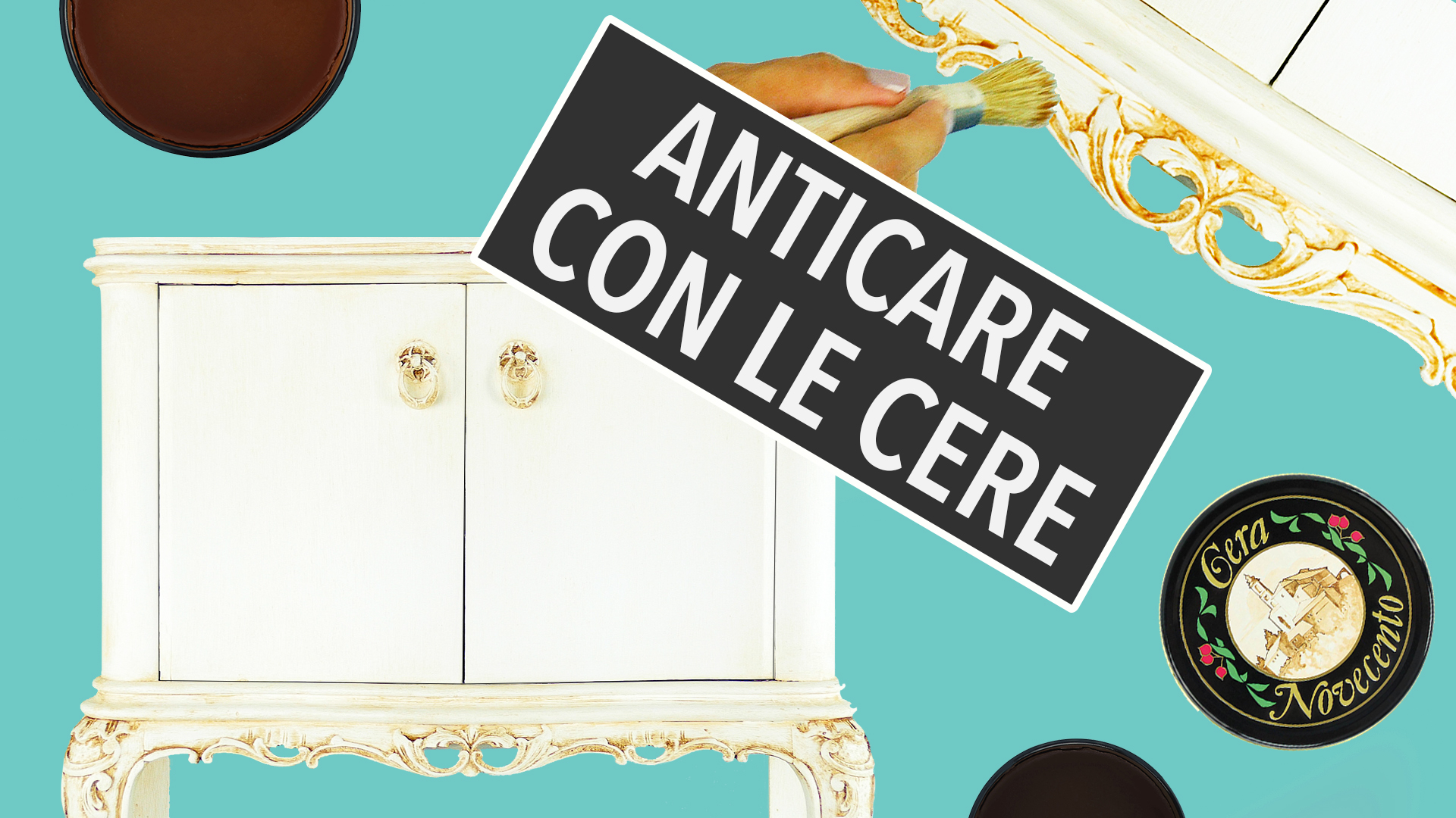 Ricolorare un mobiletto senza carteggiare con la vernice a gesso Vintage -  vintagepaint