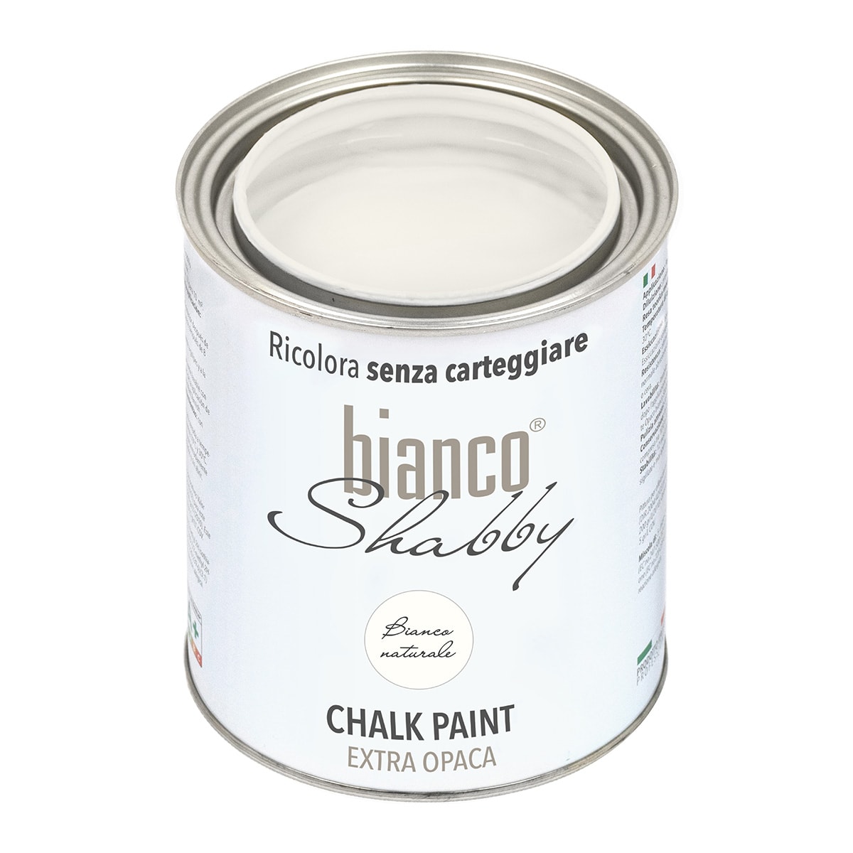 Chalk Paint Ecologica Bianco Naturale 100% Italiana - biancoshabby®