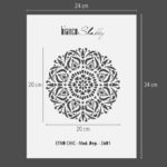 Stencil Professionale bianco shabby 2601 Medio