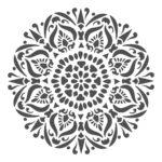 Stencil etno chic