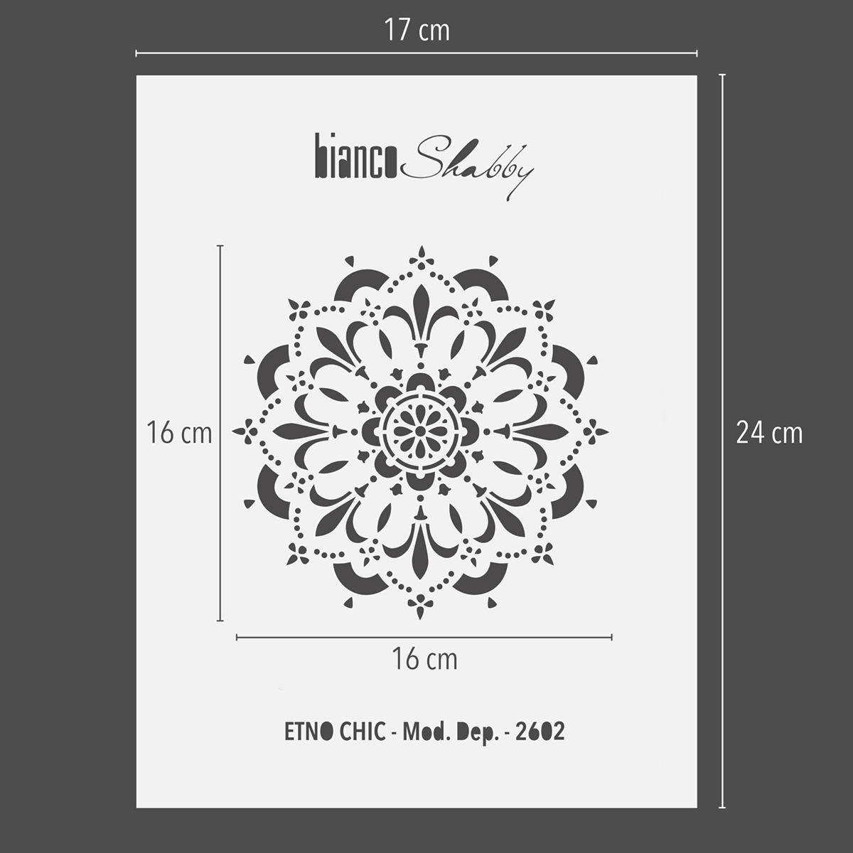Stencil Professionale bianco shabby Stencil Professionale bianco shabby