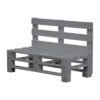 Bancale verniciato con chalk paint Grigio Antracite Min