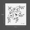 Stencil Classico Angolare C10 - Thumbnail Image 2