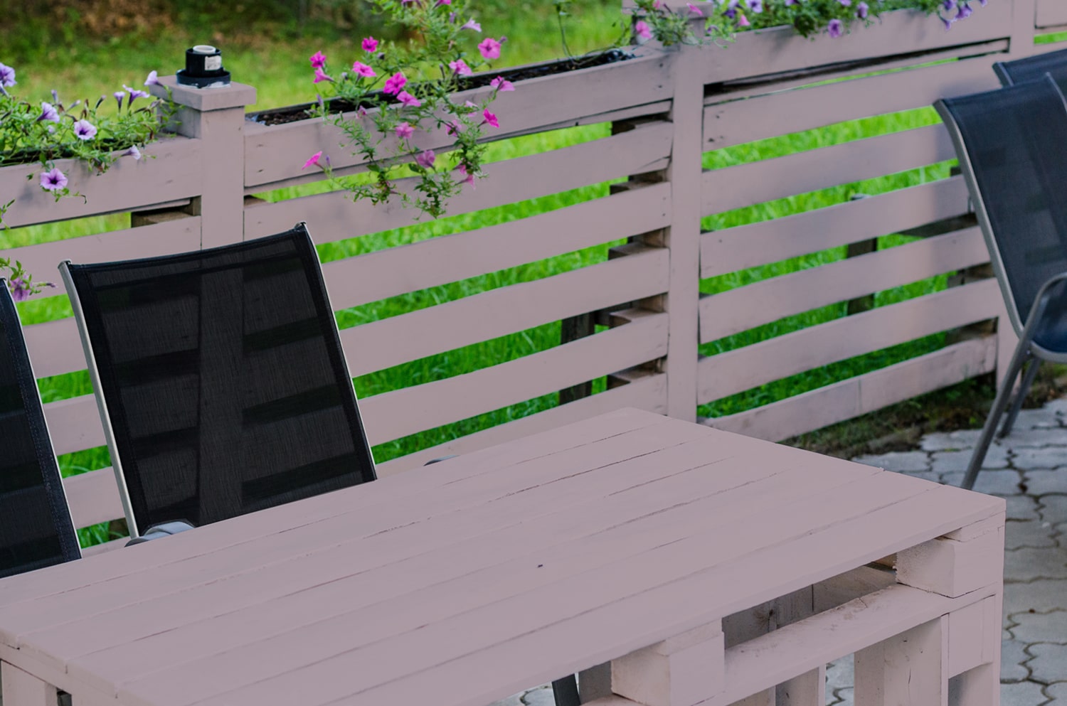 Tavolo Pallet 2 Prugna Min