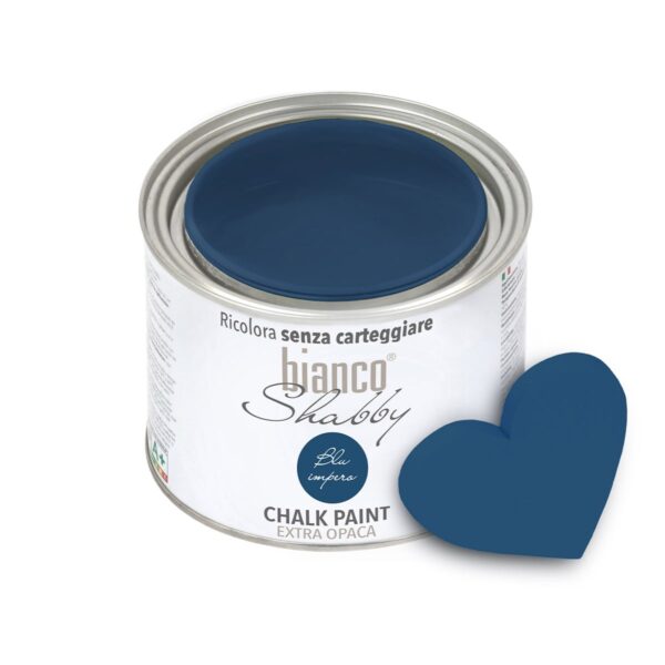 chalk paint Blu Impero Cuore Min