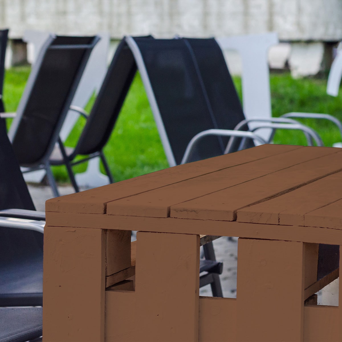 Tavolo Pallet Marrone