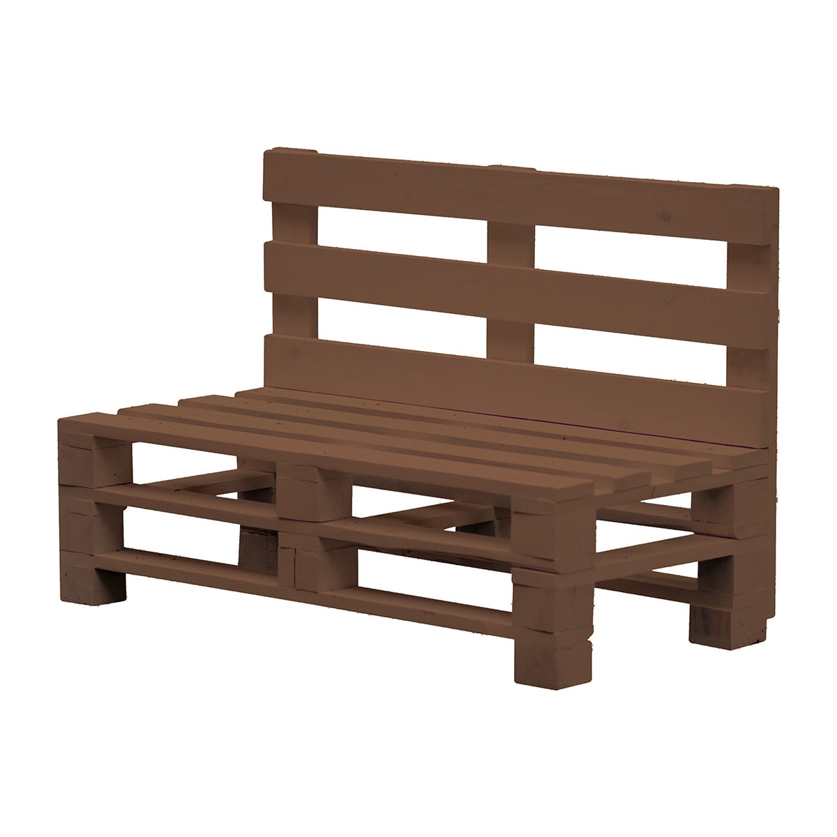Panchina Pallet Marrone